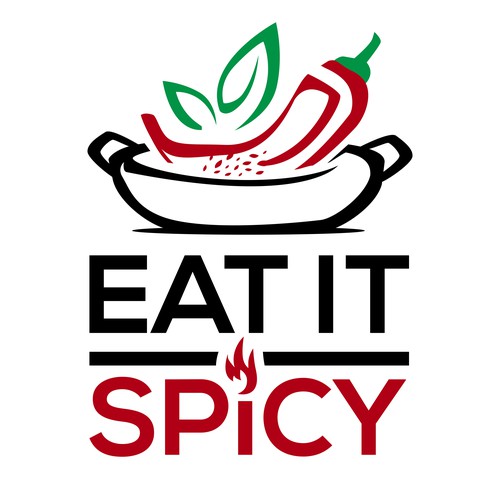 Spicy logo with the title 'Modern logo for a company focus on dry seasoning'
