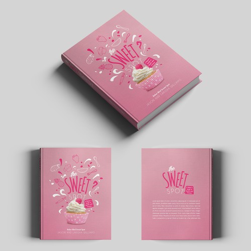 Recipe book cover with the title 'The Sweet Spot'