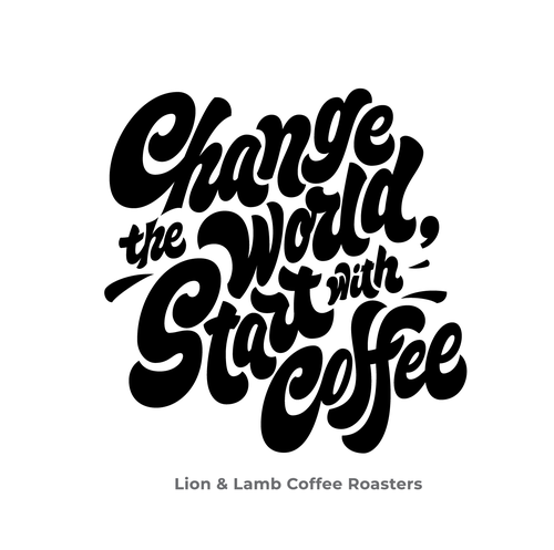 Coffee t-shirt with the title 'Fun bold quote lettering for T-Shirt'