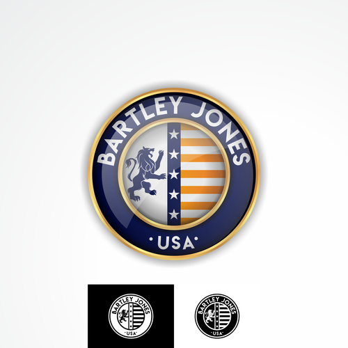 American flag logo with the title 'BARTLEY JONES'