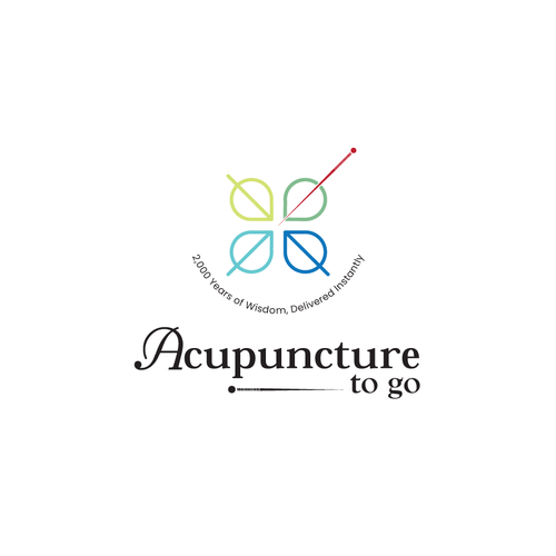 Acupuncture logo with the title 'Acupunture to go'