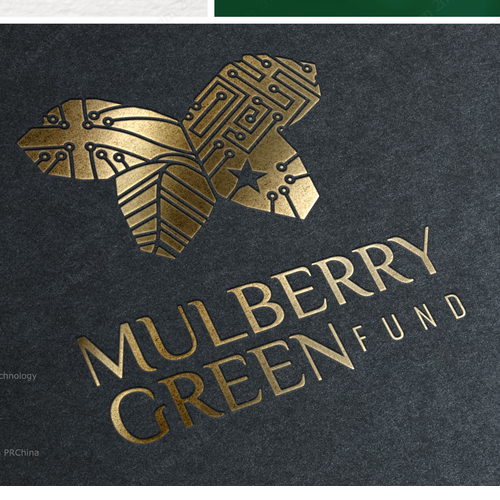 Butterfly design with the title 'logo for international green-tech investment fund'