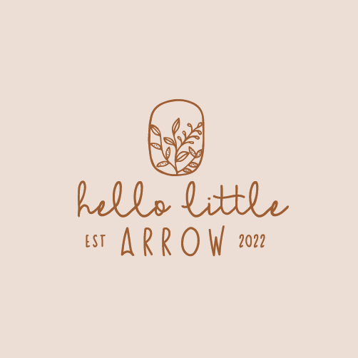 Soft logo with the title 'Hello little arrow'