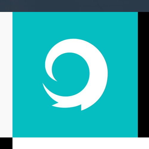 Tail design with the title 'Modern logo for veterinary'