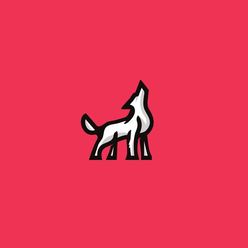 White logo with the title 'White wolf logo for video adds studio'