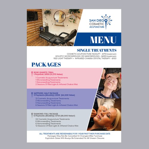 Functional design with the title 'Advertising design clean and functional'