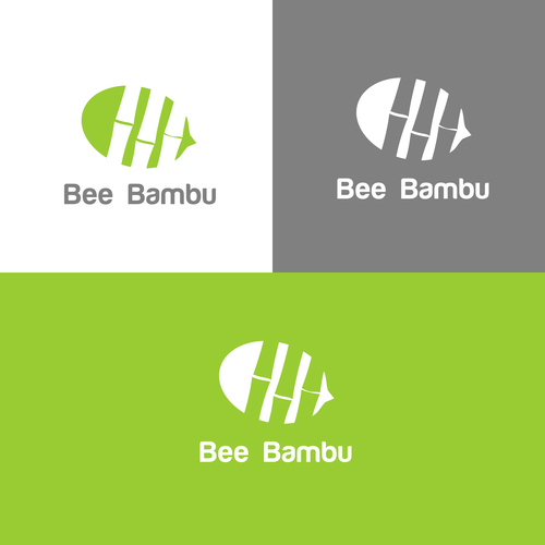 Bamboo logo with the title 'Logo Decline for Bee Bambu'