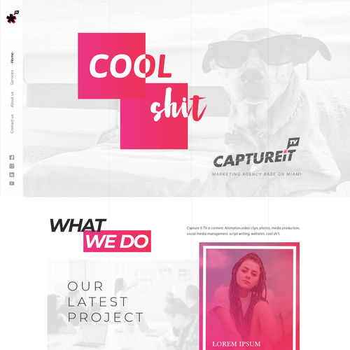 Design firm website with the title 'Website Design'