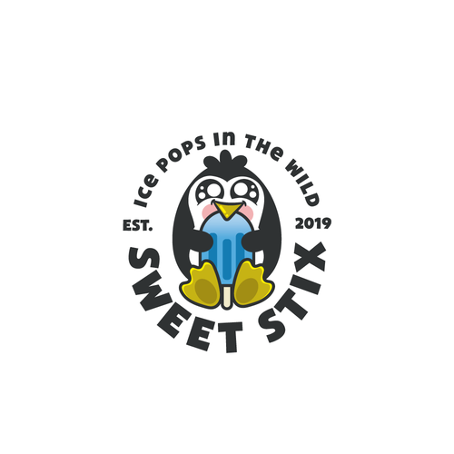 Drink brand with the title 'Popsicle Penguin'