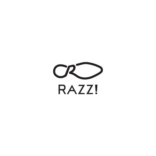 Shoe design with the title 'Razz'