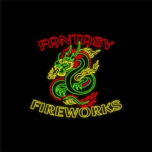 Fierce design with the title 'Rebranding of Retail fireworks store 40 years in business'