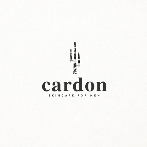 Label logo with the title 'Logo proposal for Cardon'