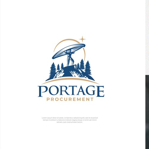 Adventure brand with the title 'Logo for Portage Procurement'