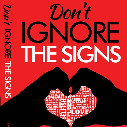 Couples design with the title 'Don't IGNORE THE SIGNS'