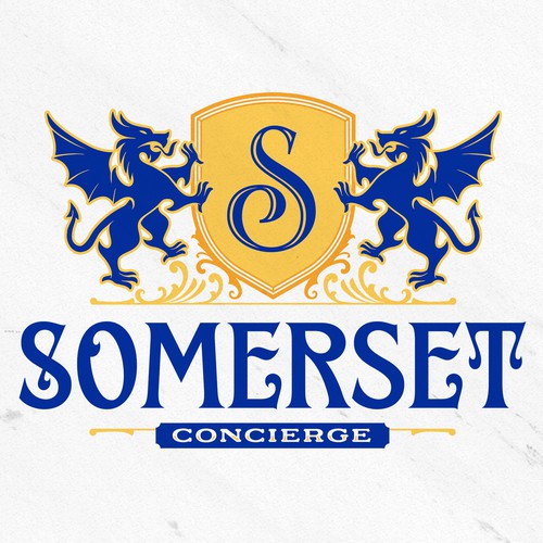 Dragon logo with the title 'Somerset Concierge'