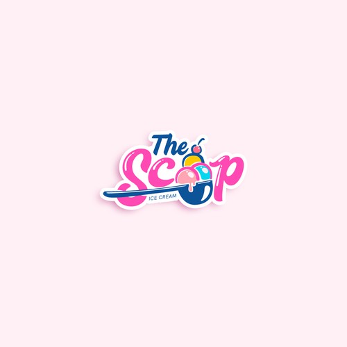 Ice logo with the title 'the scoop'