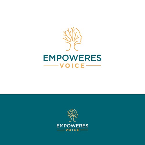 Speech design with the title 'Empowered Voices'