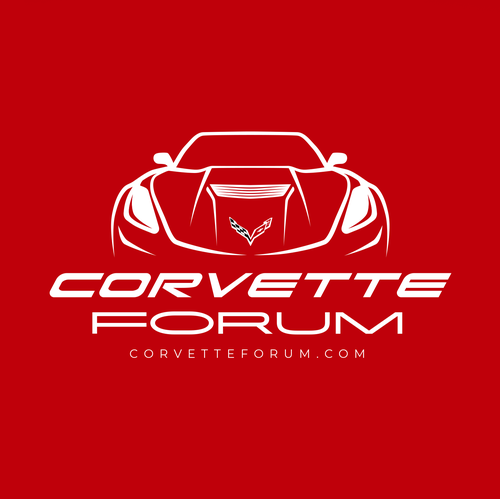 Car t-shirt with the title 'Corvette Forum T-shirt'