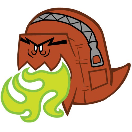 Evil design with the title 'The negative voice in your head'