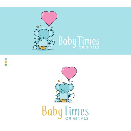 Clothing logo with the title 'Baby eCommerce Store'