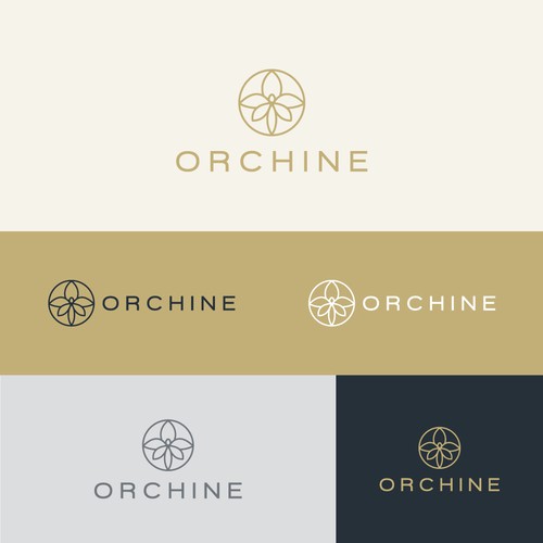 Orchard design with the title 'Orchine Logo'