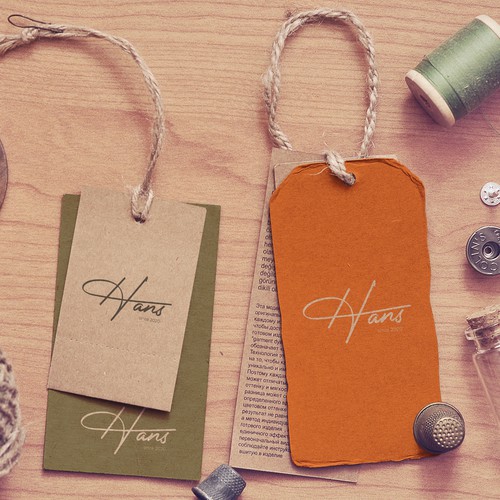 Clothes design with the title 'Logo for Hans'