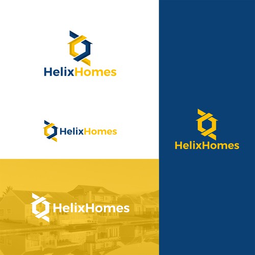 Helix design with the title 'Helix Homes (for sale)'