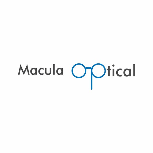 Optical design with the title 'Optic Logo'