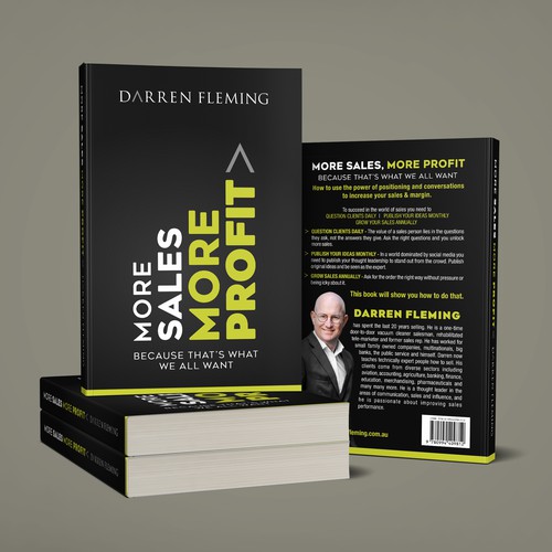 Financial book cover with the title 'More Sales More Profit'
