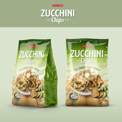 Packaging Design for Zucchini Chips