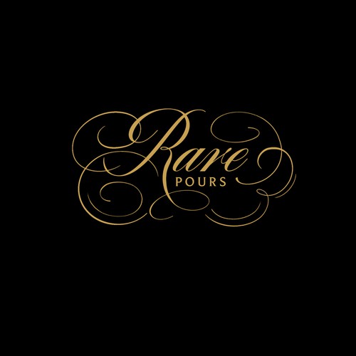 Quality logo with the title 'Rare Pours logo'