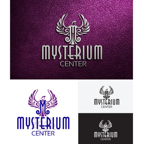 Center logo with the title 'Mysterium Center Logo Design'
