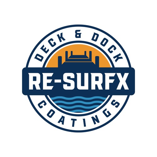 Lake logo with the title 'Deck & Dock Coatings'