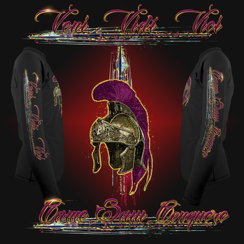 Graphic t-shirt with the title 'Gladiator Helmet 3rd Submission'