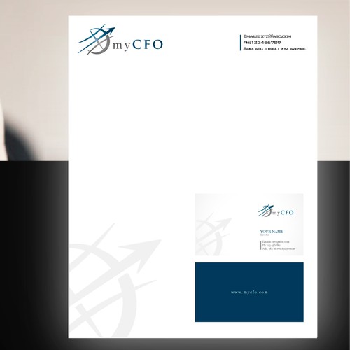 Letterhead brand with the title 'My CFO'