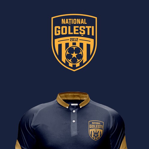 Academy logo with the title 'NAȚIONAL GOLEȘTI 2012 Logo'