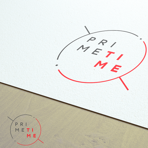 Clock design with the title 'PRIMETIME'