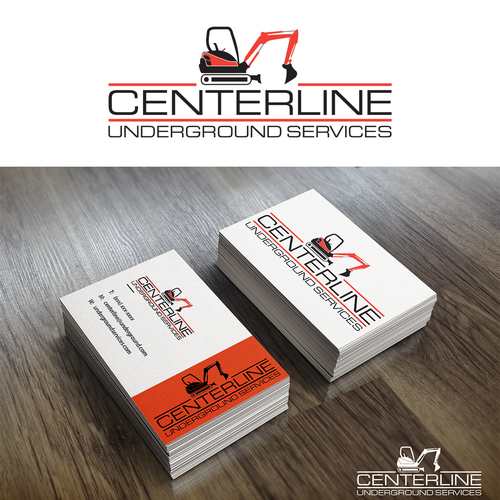 Earth mover logo with the title 'Logo for Centerline'