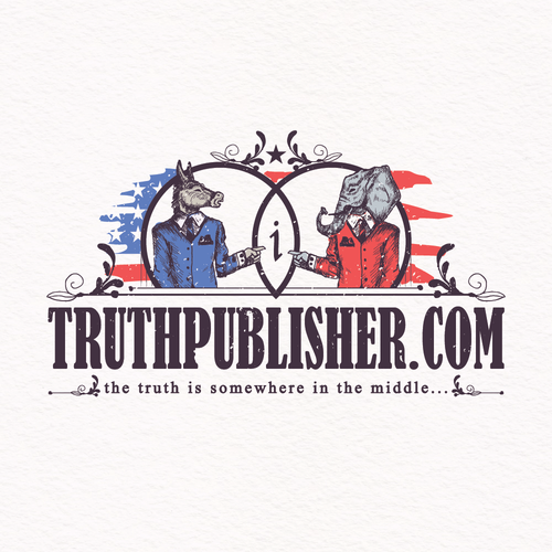 News logo with the title 'Vintage style logo'