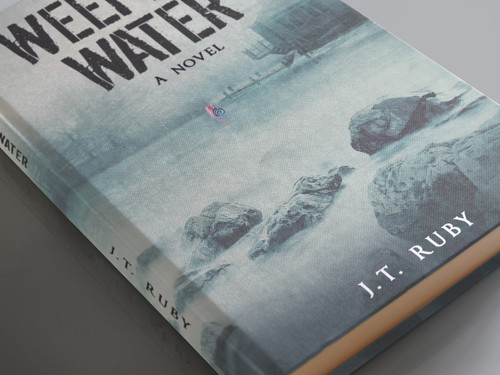 Dark book cover with the title 'Book Cover for Fiction Novel'