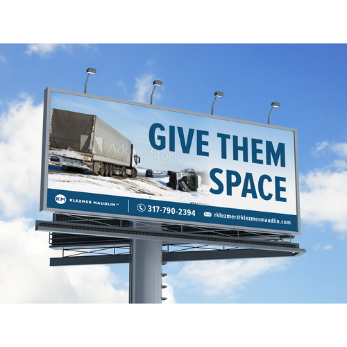 Message design with the title 'Billboard for Attorney Law Firm'