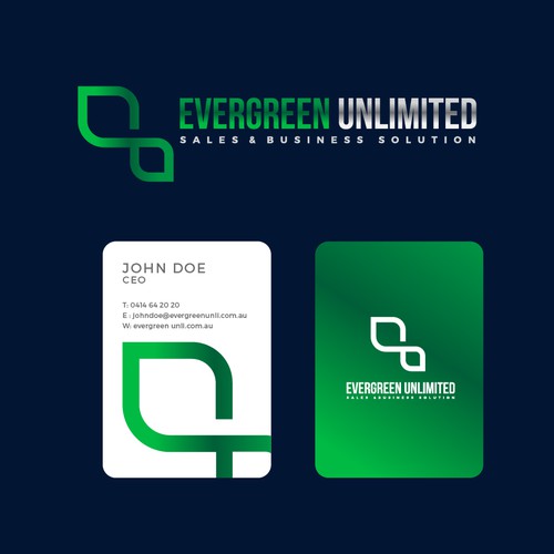 Evergreen design with the title 'Evergreen Unlimited'