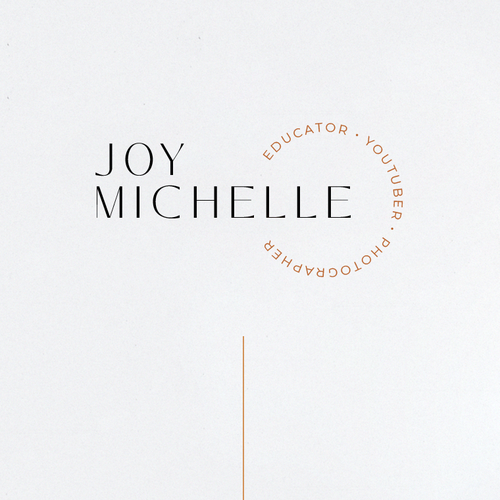 Personal logo with the title 'Minimalist logo concept'