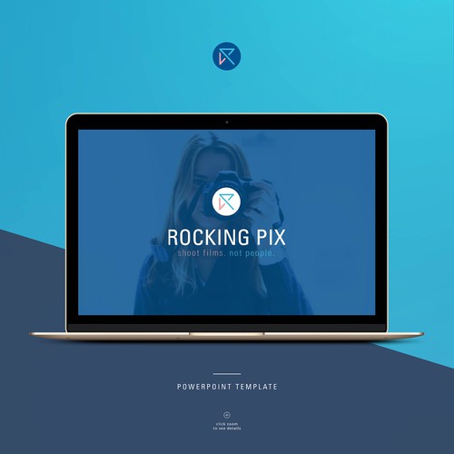 Advertising design with the title 'Crazy Presentation for Commercial Agency'