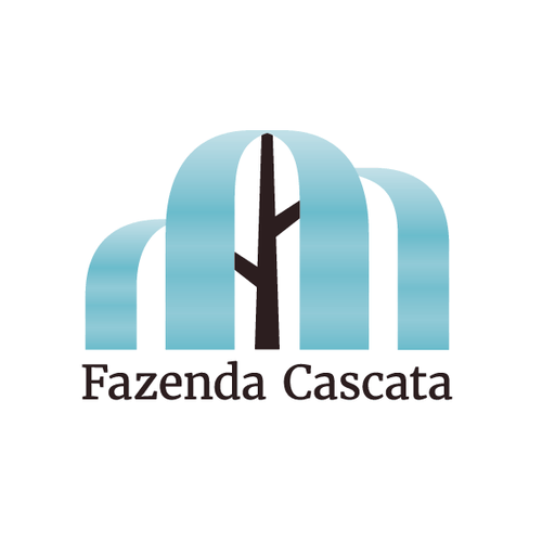 Willow logo with the title 'Logo with waterfall / willow tree'