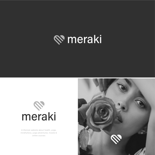 Anti aging logo with the title 'Meraki Lifestyle'
