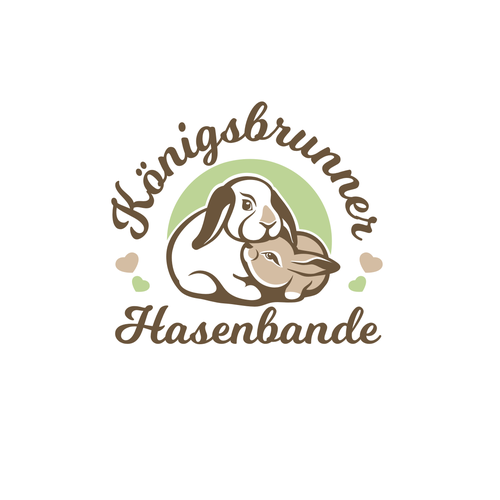 Animal logo with the title 'Logo concept for the purebred dwarf rabbits breeders.'