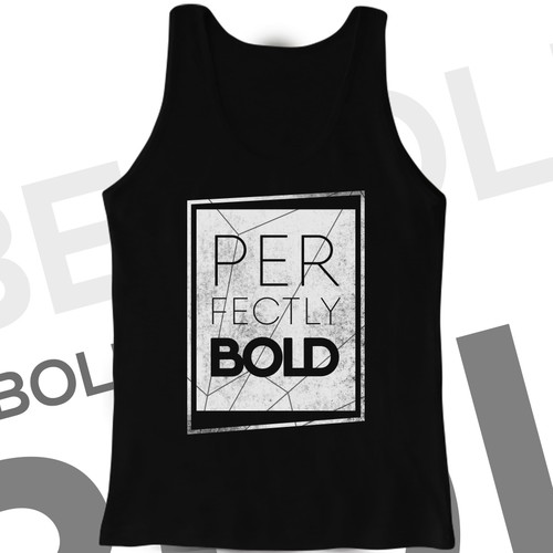 Bold t-shirt with the title 'Proposal Design for a company'