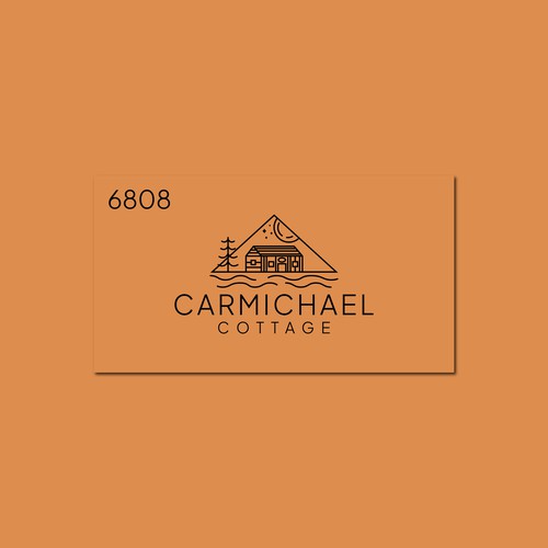 Outline logo with the title 'Simple Outline Logo '