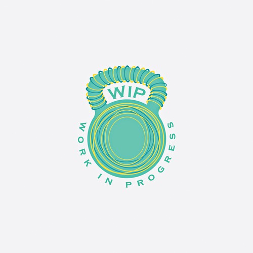 Fitness logo with the title 'Logo for WIP'